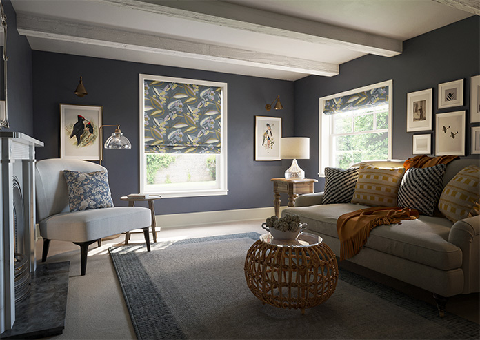 Josie, Petrol - Roman Blind - Image 6